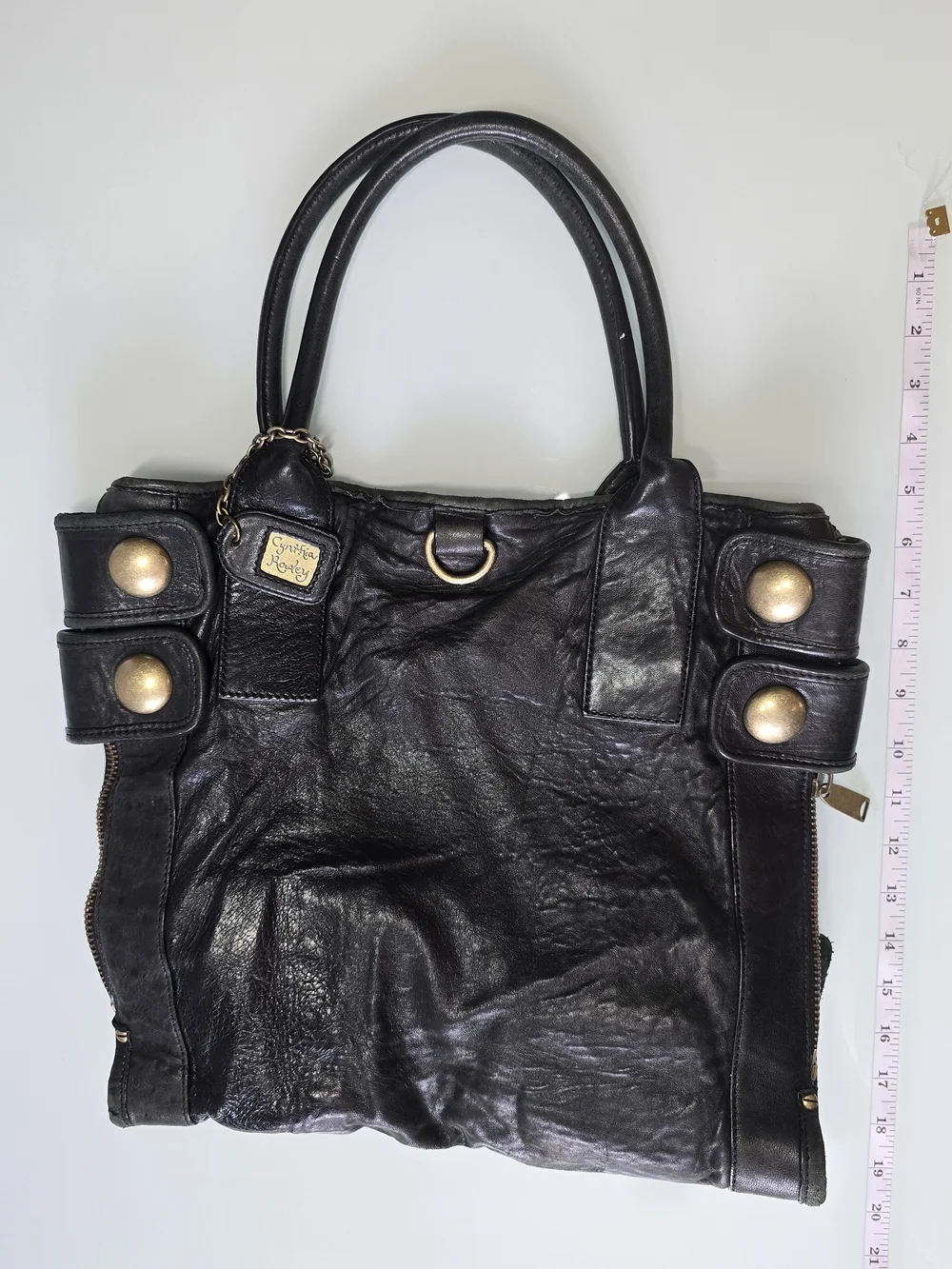 Cynthia Rowley Soft Lamb Leather Hobo Tote